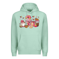 Seafoam mexican pan dulce coffee cups Premium Hoodie - MaliasSmallBusiness