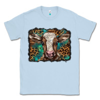 Dusty Blue Christmas background baby calf Classic Tee - BarkalooDesign