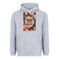 Heather Grey Western Welcome To Our Home Heavyweight Hoodie - LillyAllenDesigns