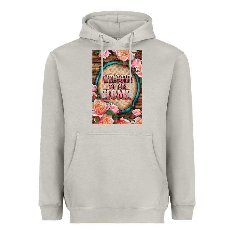 Western Welcome To Our Home Heavyweight Hoodie by LillyAllenDesigns | Teevron