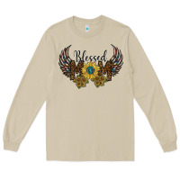 Mushroom blessed mom Long Sleeve Tee - SublimationCraftShop