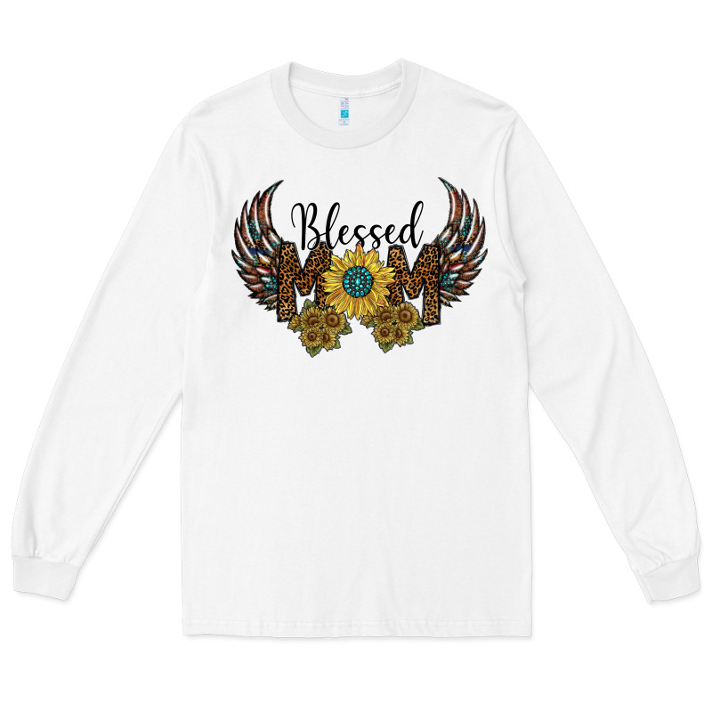 Blessed Mom Long Sleeve Tee by SublimationCraftShop | Teevron