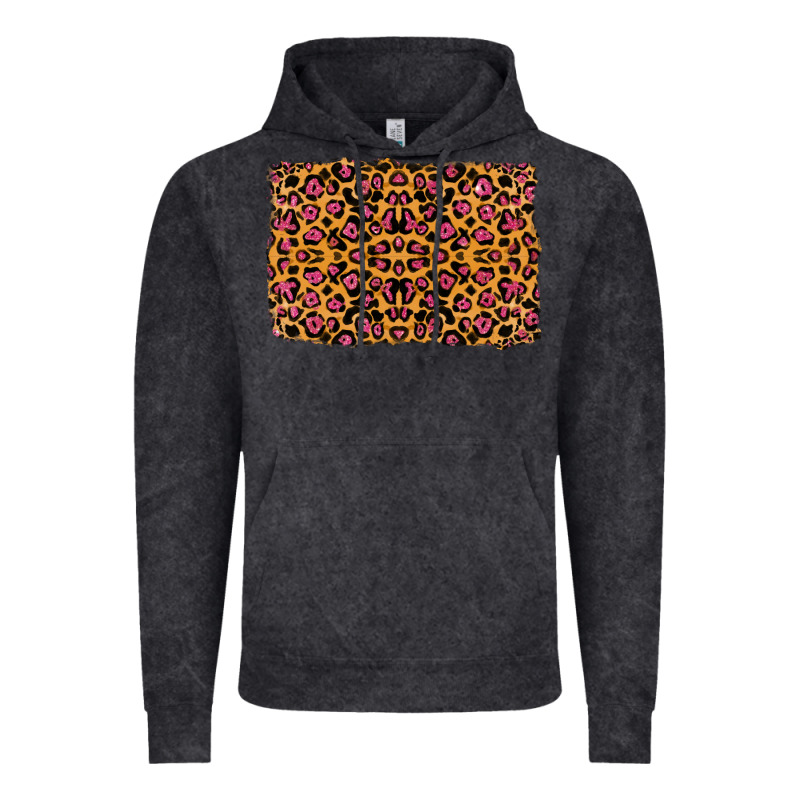 Leopard Glitter Background Vintage Hoodie by RanaPortraitStore | Teevron