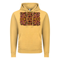 Vintage Mustard leopard glitter background Vintage Hoodie - RanaPortraitStore