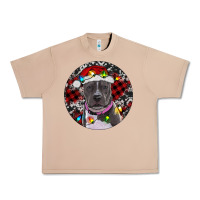 Burro pitbull and buffalo plaid Urban Heavy Tee - RanaPortraitStore