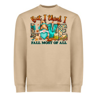 But I Think I Love Fall Most Of All Gnome Heavyweight Sweatshirt | Teevron