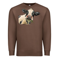 Chestnut holstein heifer face Premium Sweatshirt - LillyAllenDesigns