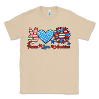 Mushroom peace love america Classic Tee - HRA Design Shop