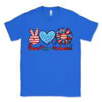 True Royal peace love america Classic Tee - HRA Design Shop