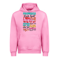 Fuchsia Pink promises from god Urban Hoodie - Artiststas