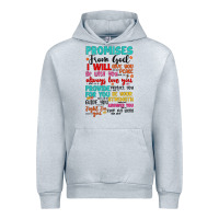 Heather Grey promises from god Urban Hoodie - Artiststas