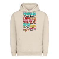 Pigment French Oak promises from god Urban Hoodie - Artiststas