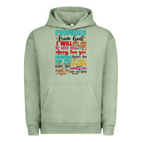 Pigment Oil Green promises from god Urban Hoodie - Artiststas