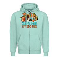 Seafoam 3rd grade let's do this Zipper Hoodie - JahusDesignShop