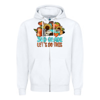 White 3rd grade let's do this Zipper Hoodie - JahusDesignShop