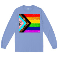 Colony Blue pride flag Long Sleeve Tee - AdoDesignShop