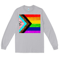 Moon Dust pride flag Long Sleeve Tee - AdoDesignShop