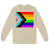 Mushroom pride flag Long Sleeve Tee - AdoDesignShop