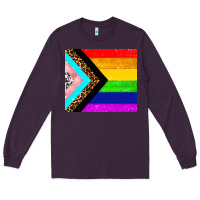 Plum pride flag Long Sleeve Tee - AdoDesignShop