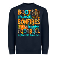Navy Boots flannels bonfires leggins American Football Heavyweight Sweatshirt - RanaPortraitStore