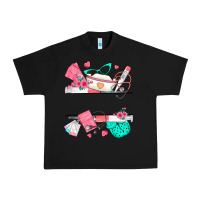 Black custom name nurse Urban Heavy Tee - texasbilliewilder