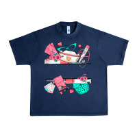 Navy custom name nurse Urban Heavy Tee - texasbilliewilder