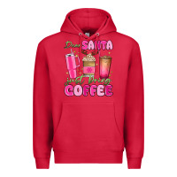 Cardinal dear santa just bring coffee Premium Hoodie - MaliasSmallBusiness
