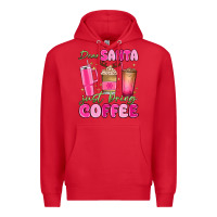 Red dear santa just bring coffee Premium Hoodie - MaliasSmallBusiness