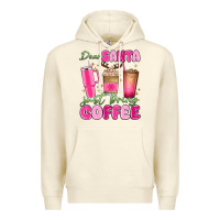Sandshell dear santa just bring coffee Premium Hoodie - MaliasSmallBusiness