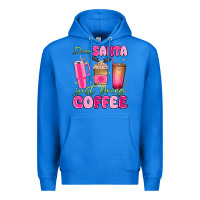 True Royal dear santa just bring coffee Premium Hoodie - MaliasSmallBusiness