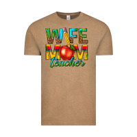 Vintage Coffee wife mom teacher Vintage Tee - texasbilliewilder