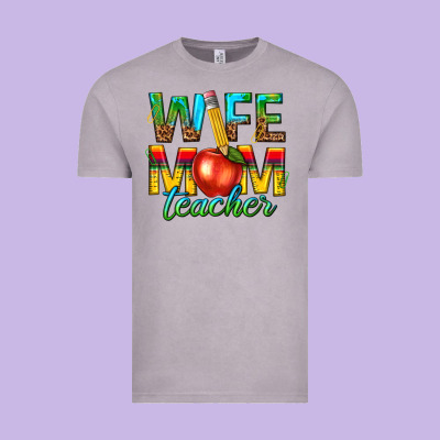 Vintage Tee wife mom teacher