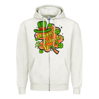 Happy St Patrick S Day Shamrock Zipper Hoodie | Teevron