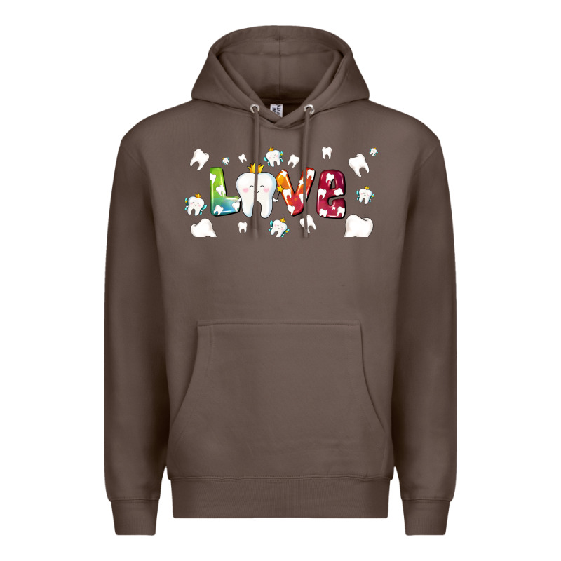 Love Tooth And Tooth Fairy Premium Hoodie by AdoDesignShop | Teevron