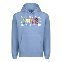 Colony Blue love tooth and tooth fairy Premium Hoodie - AdoDesignShop