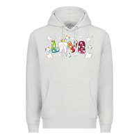 Dove Grey love tooth and tooth fairy Premium Hoodie - AdoDesignShop