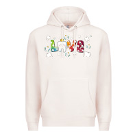 Pale Pink love tooth and tooth fairy Premium Hoodie - AdoDesignShop