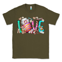 Army Green love easter day nurse Classic Tee - RacoonDesign