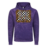 Cloud Purple racing leopard background Vintage Hoodie - RanaPortraitStore