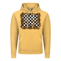 Vintage Mustard racing leopard background Vintage Hoodie - RanaPortraitStore