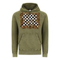 Racing Leopard Background Vintage Hoodie | Teevron