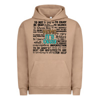 Pigment Burro mama it s okay Urban Hoodie - Artiststas