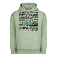 Pigment Oil Green mama it s okay Urban Hoodie - Artiststas