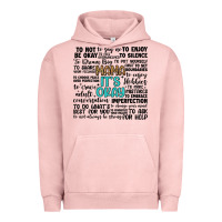 Pigment Salmon mama it s okay Urban Hoodie - Artiststas