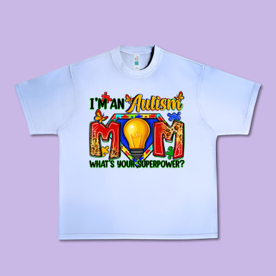I'm An Autism Mom What's Your Superpower Urban Heavy Tee Designed By Zillion Design Studio