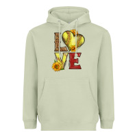 Matcha western love softball Heavyweight Hoodie - LillyAllenDesigns