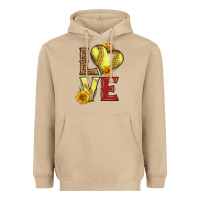 Mushroom western love softball Heavyweight Hoodie - LillyAllenDesigns