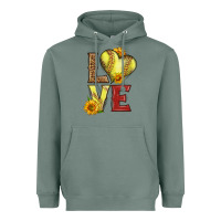 Sage western love softball Heavyweight Hoodie - LillyAllenDesigns