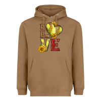 Toasted Coconut western love softball Heavyweight Hoodie - LillyAllenDesigns