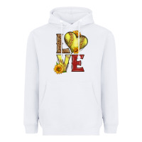White western love softball Heavyweight Hoodie - LillyAllenDesigns